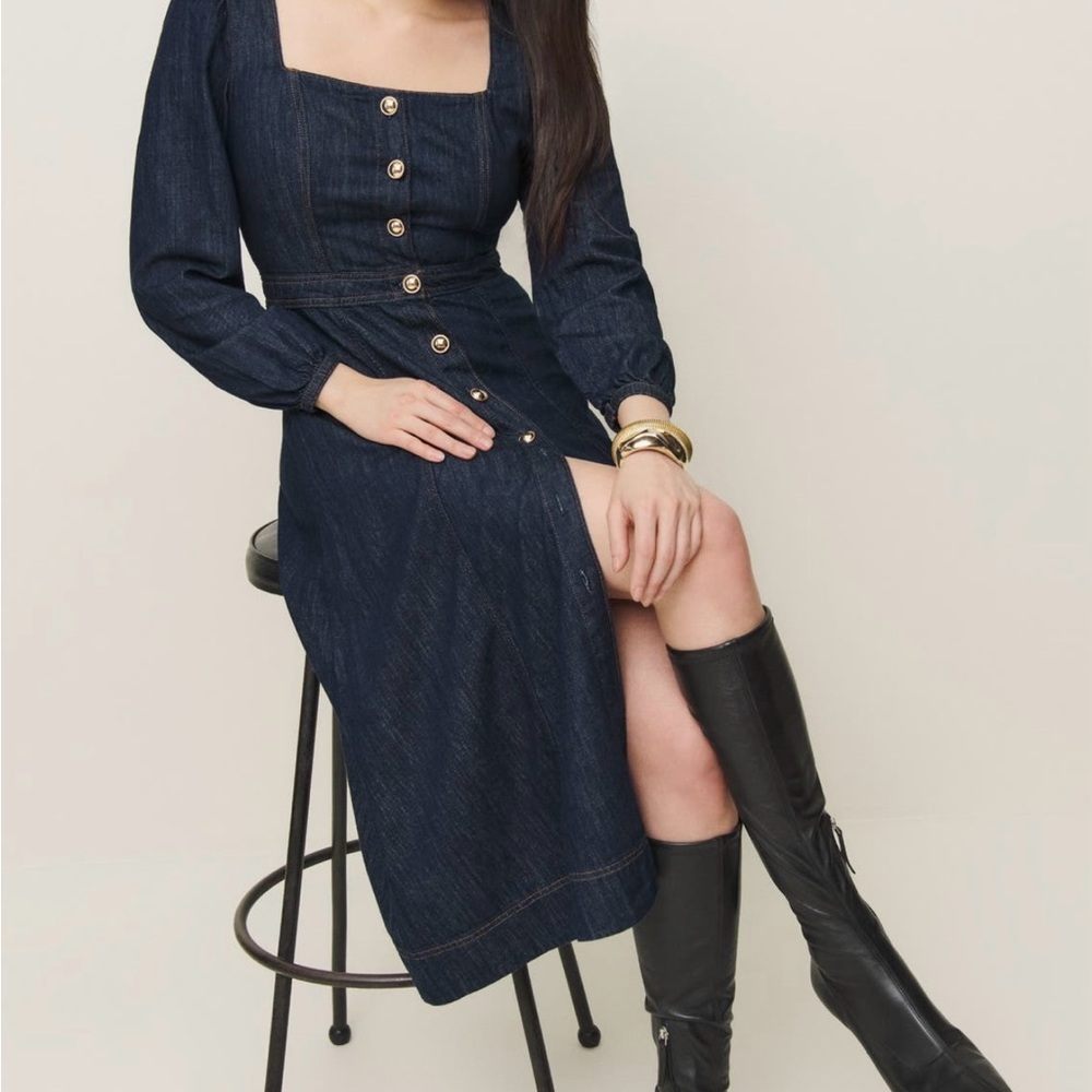Elegant Denim Dress